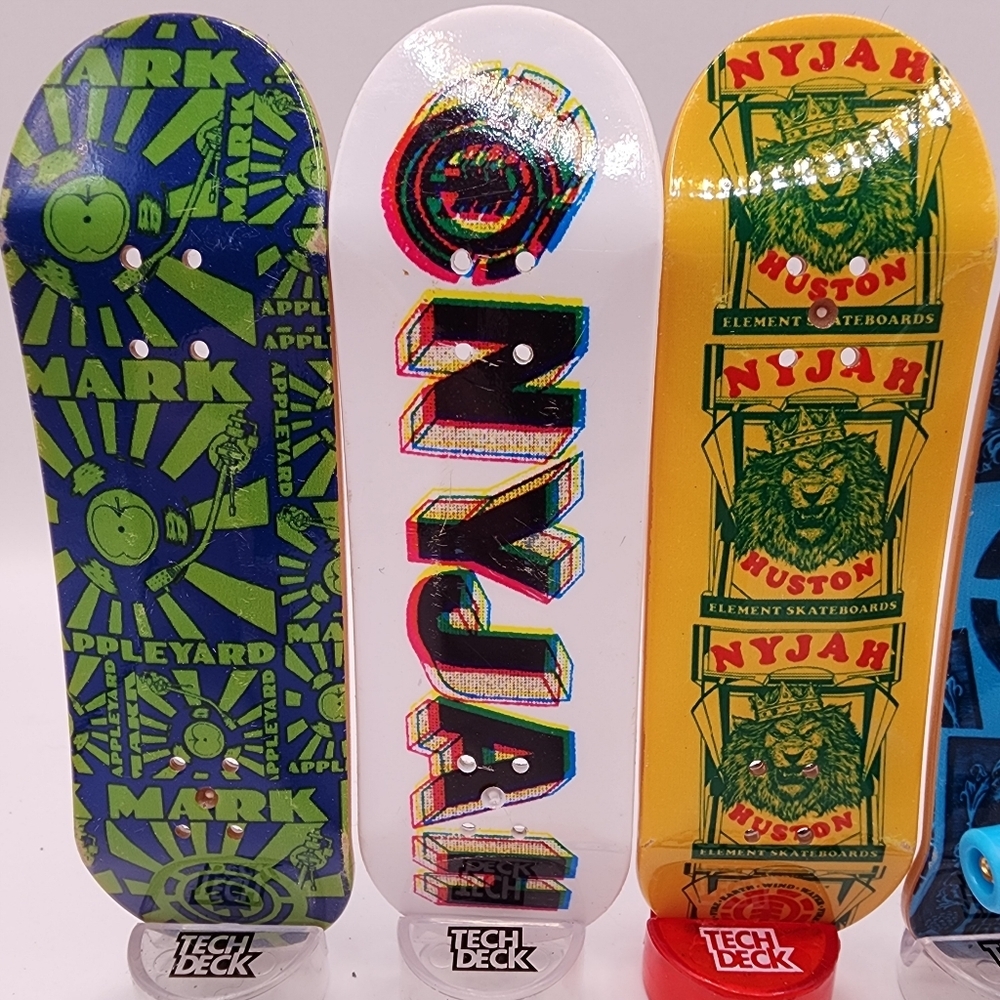 6 Tech Deck Lot Element Stickers Mini Skateboards Fingerboards - Picture 2 of 4